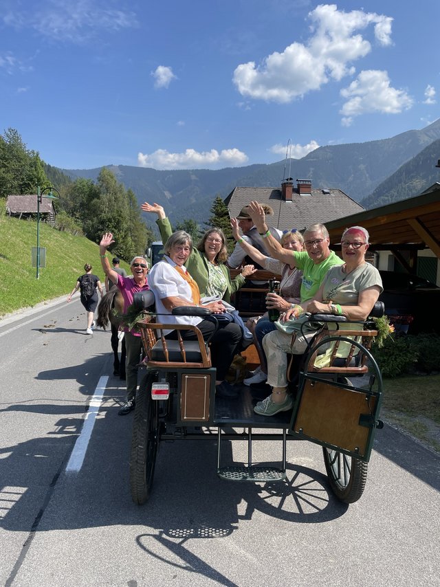 Kutschfahrt mit Familie Brandner in Sölk.